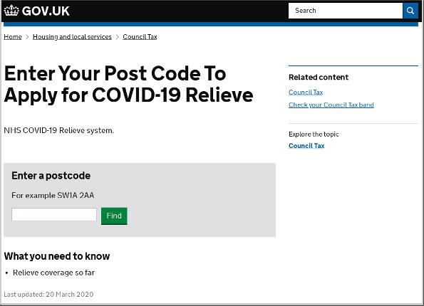 COVID relief