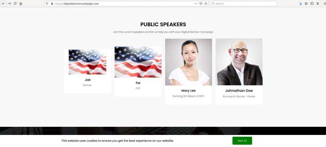 speaker page