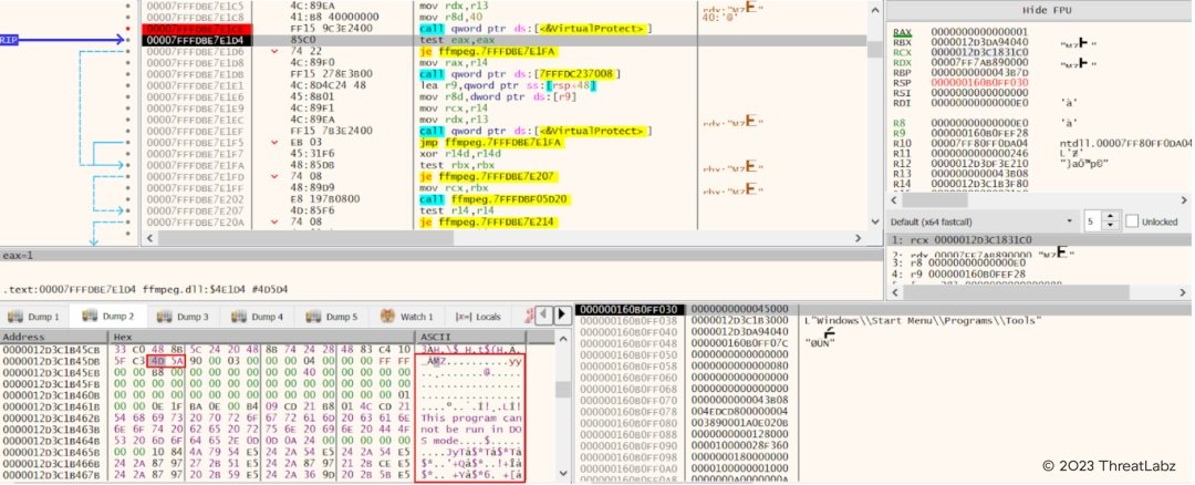 Fig.12 - Decrypted second stage payload