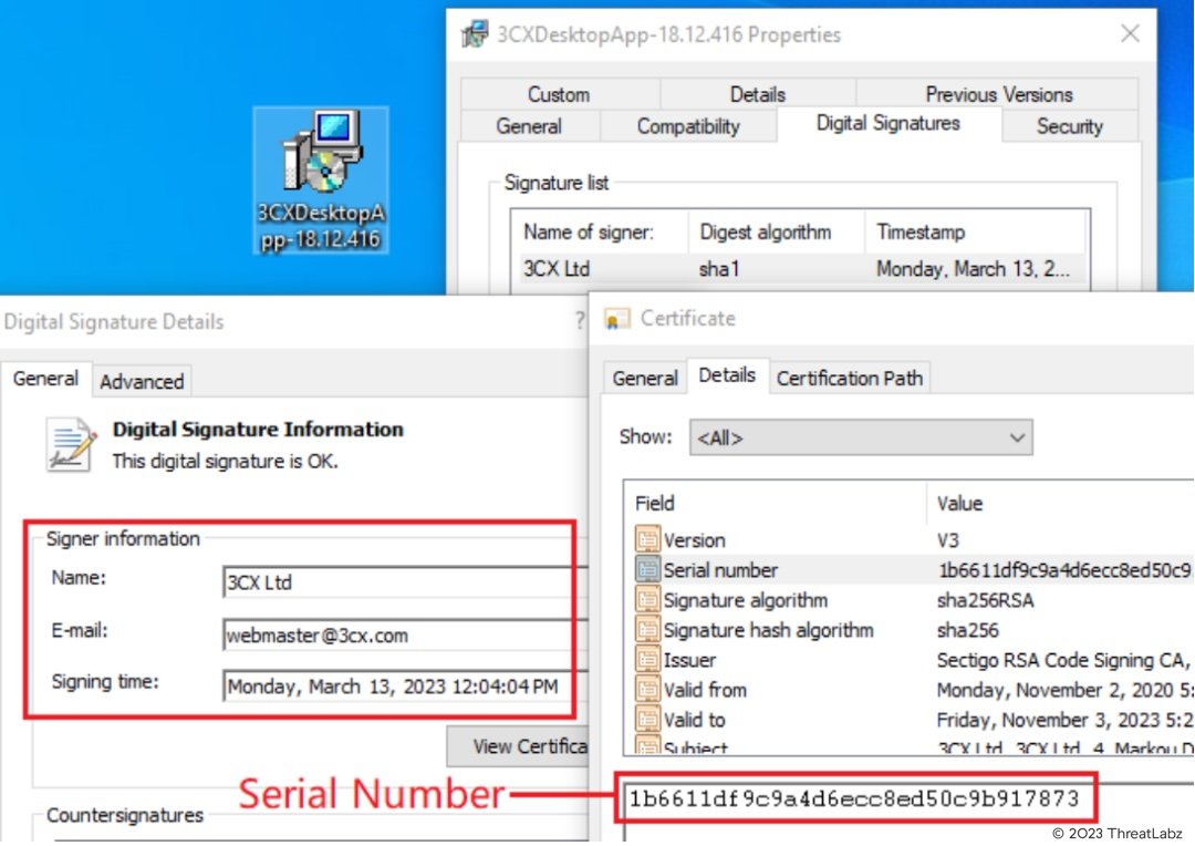 Fig.4 -  Signed 3CX MSI Installer