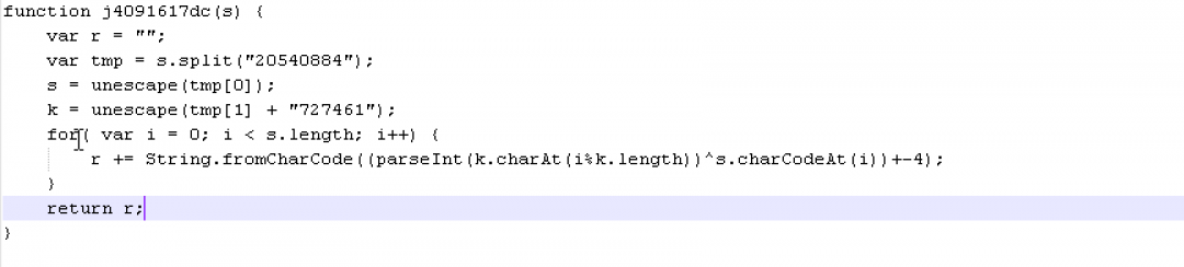 XOR Decryption Routine