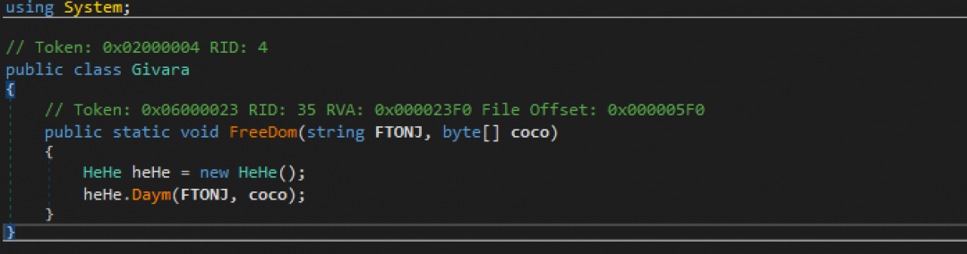 Main function of FreeDom loader