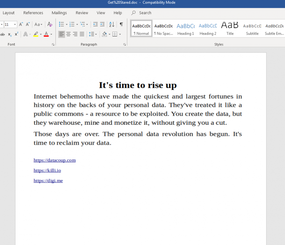 Get Started Document