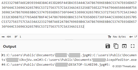 Figure 28 - Depicts the continued decoding process of the INI Configuration File.