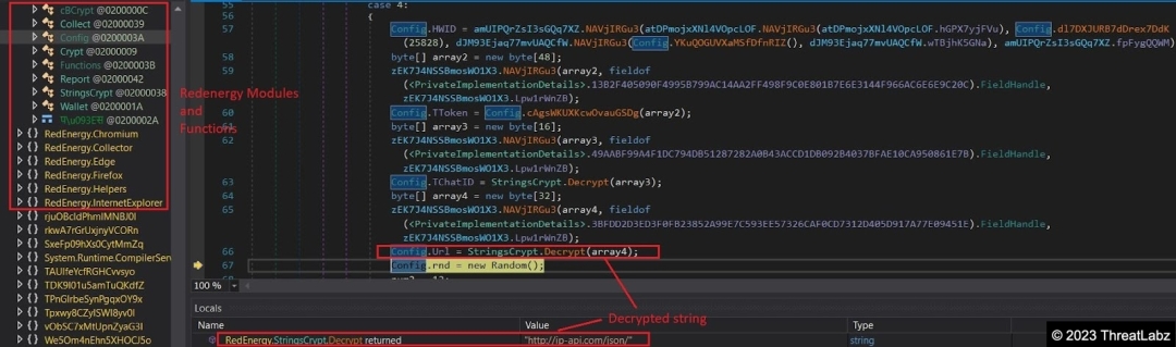 Fig 15. - Config decryption function