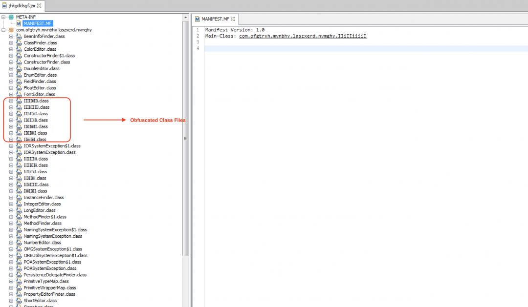 JAR file structure in stage 2.