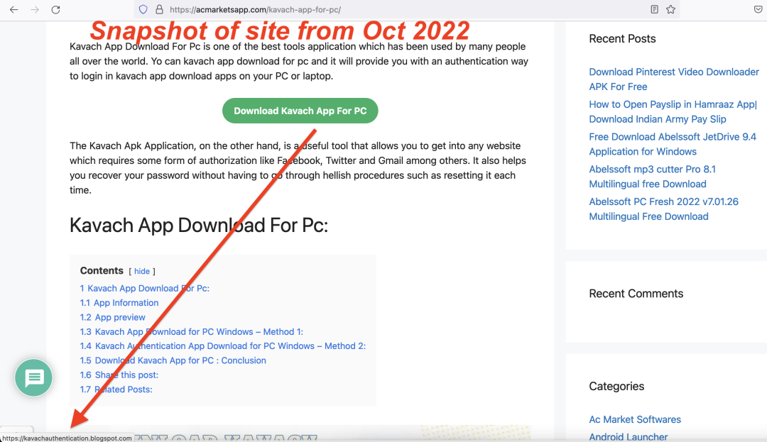 acmarketsapp in Oct 2022