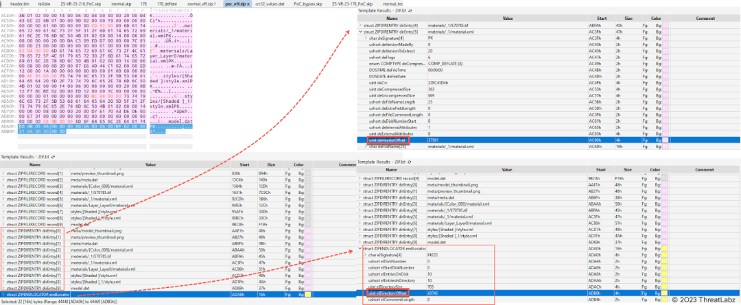 Figure 5: The parsing result in 010 Editor