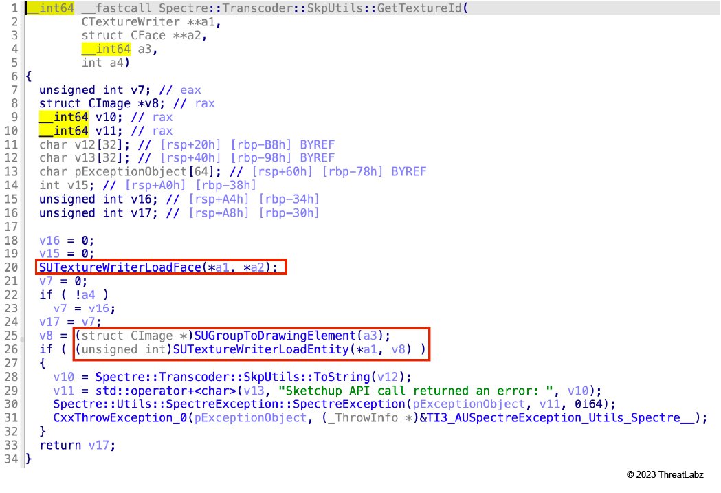 Figure 14: Spectre::Transcoder::SkpUtils::GetTextureId